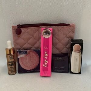 6-Piece Summer Glow Beauty Set Featuring Fenty, Tarte, and The Beauty Crop - NWT